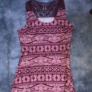 Maroon dress